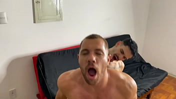 straight friends try gay sex video