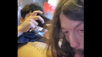 cute black guy gets blowjob in bathroom gay